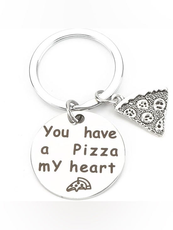 Source Unknown Accessories - LParkin “You Have a Pizza My Heart” Keychain - New in Package